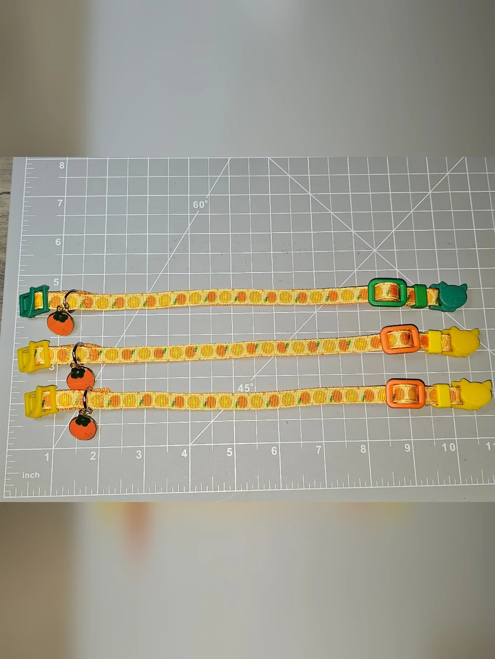 Orange Themed Cat Collars